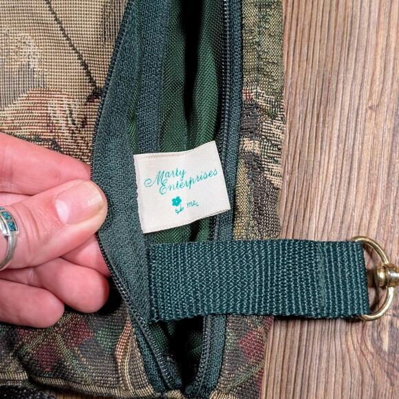 MARTY ENTERPRISES VINTAGE TAPESTRY GOLF HANDBAG - Picture 7 of 8